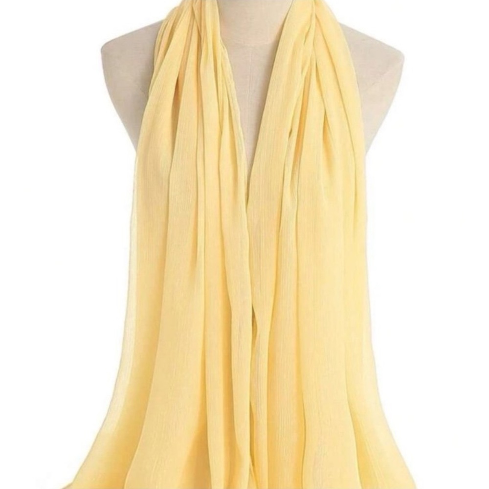 Elegant Yellow Scarf